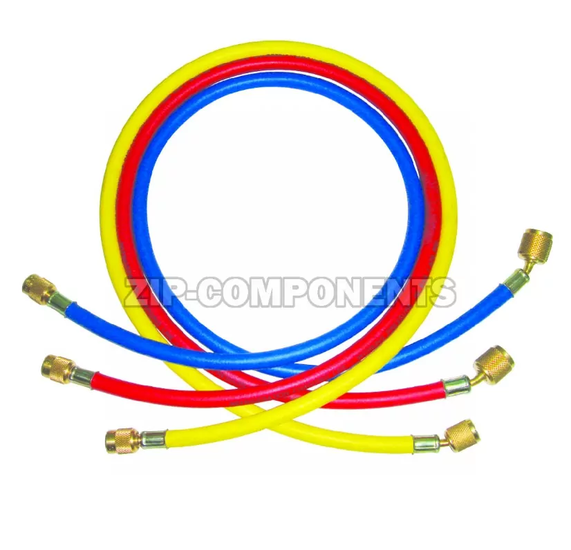 Набор шлангов 3шт 150см, 800PSI (R22, R134, R404, R410) DSZH CT-360-RYB-H