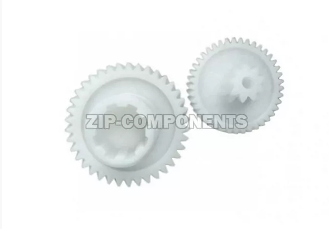 Блок шестеренок 2шт M700, D=82 H=82/18mm 38 кос. зуб, D=66/24 H=35/14 d=8mm 9 и 41 косой зуб